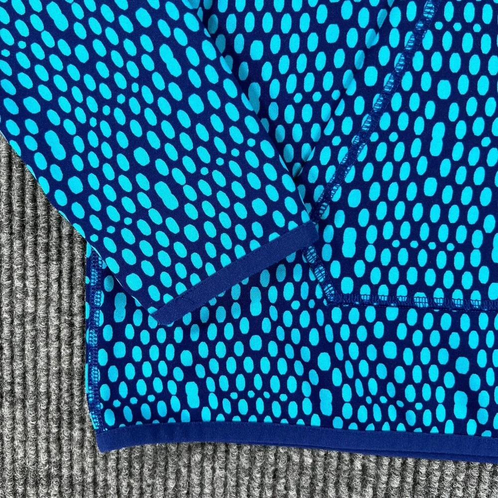 Nike Hoodie Sweatshirt Womens Medium Blue Long Sleeve Therma Fit Outdoor Casual